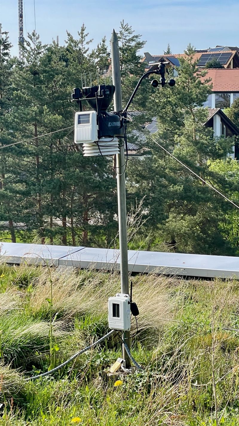 Ergänzung einer bestehenden Wetterstation um ein Leaf-Soil-Modul